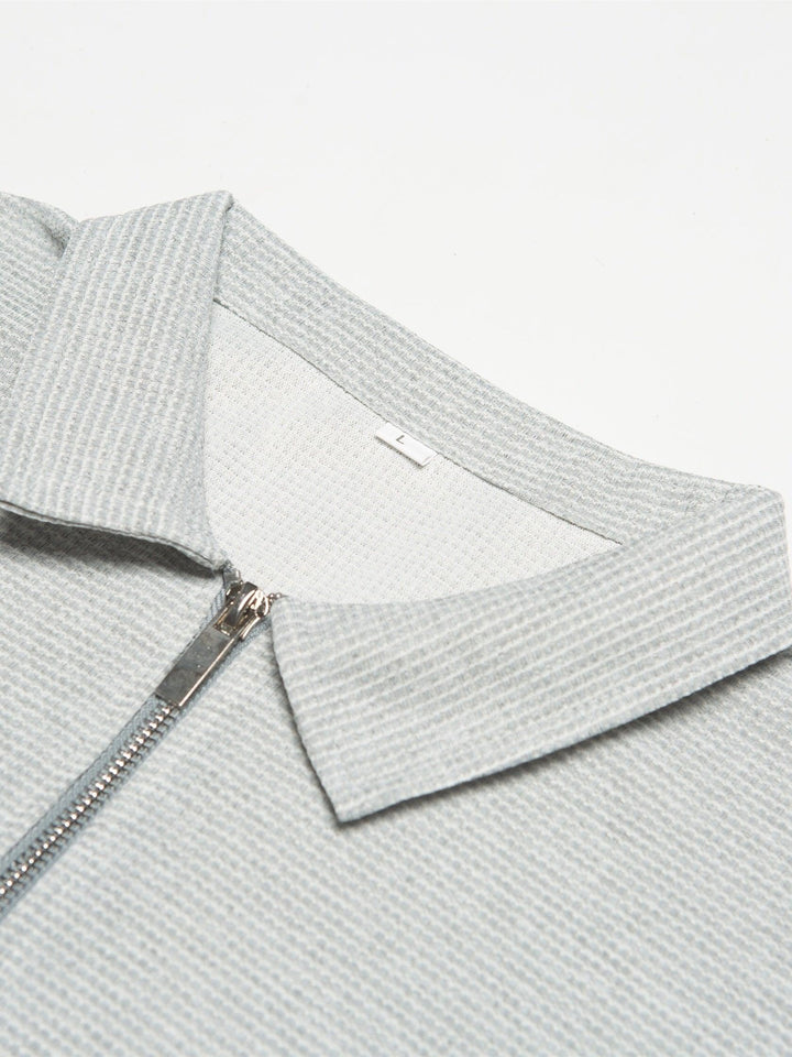 Reissverschluss Shirt Herren | Kurzarm Hemd Herren Sommer Zip | Herren Sommerhemd Regular Fit