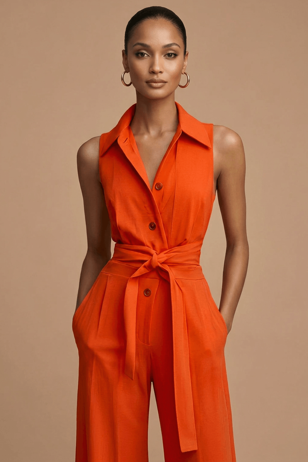 Jumpsuit Damen Elegant | Overall Weites Bein Kragen | Festlicher Jumpsuit Hochzeitsgast