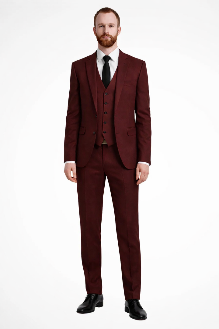 Herren Anzug Dreiteiler Leinen | Blazer Weste Hose Hochzeit | Hochzeitsanzug Hellblau Elegant