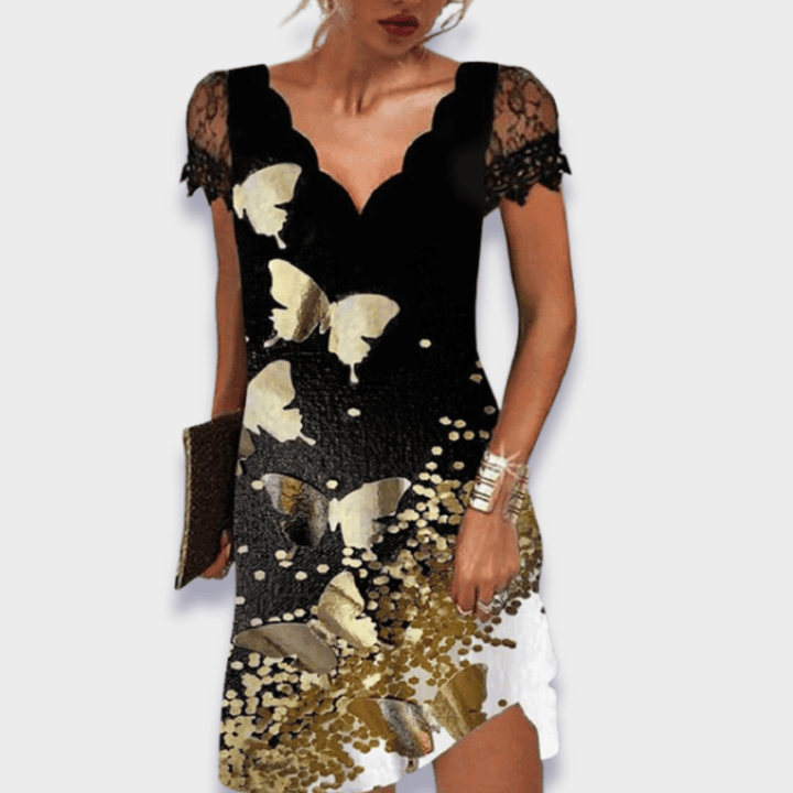 Bauchweg Kleid Damen Elegant | Abendkleid Damen Figurformend | Festkleid Damen Komfort