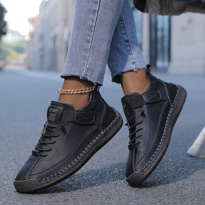 Sneaker Damen Bequem | Wanderschuhe Damen Klettverschluss | Walking Schuhe Damen Ergonomisch