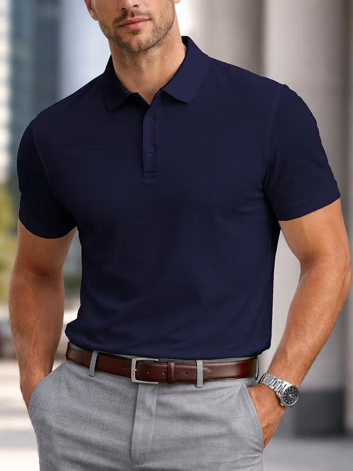 Freizeithemd Herren Einfarbig | Männer Sommerhemd Sportlich | Casual Hemd Kurzarm Schlicht