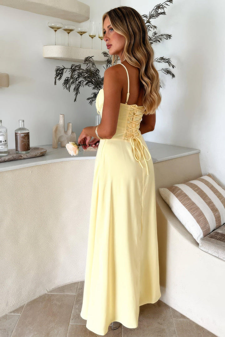 Korsettkleid Damen Maxi | Maxikleid Damen Spaghettiträger Herzausschnitt | Hochzeitsgast Kleid Damen Bodenlang