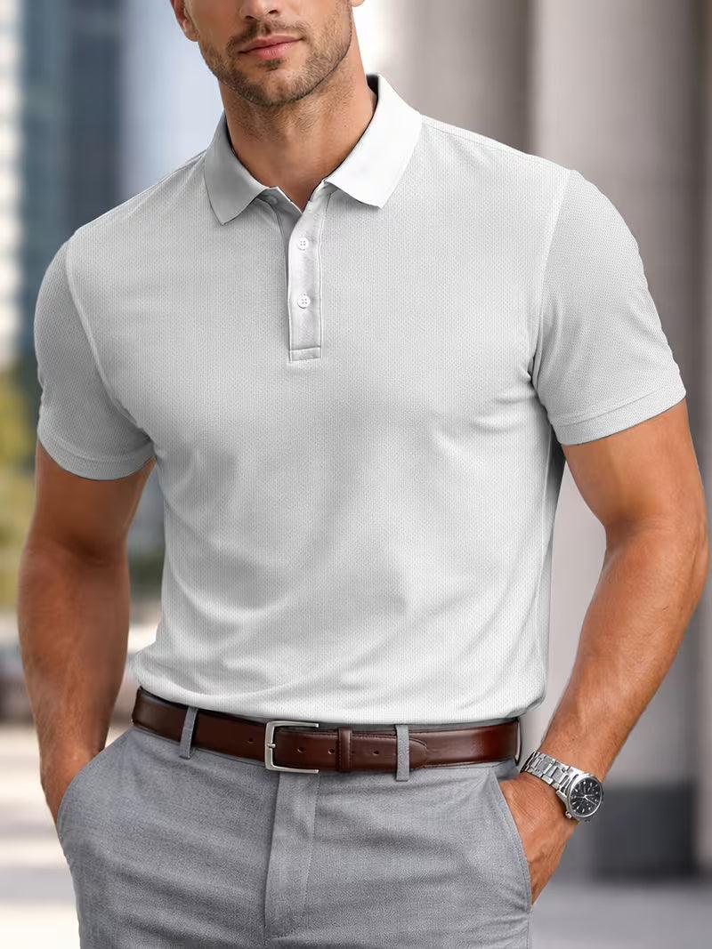 Freizeithemd Herren Einfarbig | Männer Sommerhemd Sportlich | Casual Hemd Kurzarm Schlicht