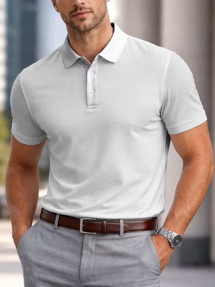 Freizeithemd Herren Einfarbig | Männer Sommerhemd Sportlich | Casual Hemd Kurzarm Schlicht