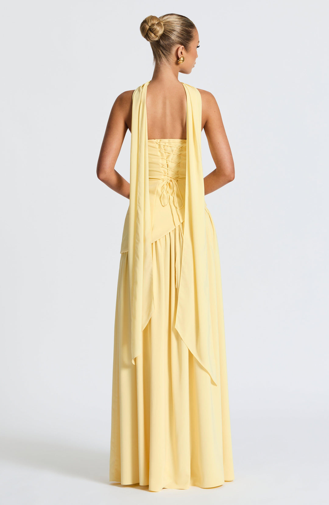 Trägerloses Kleid Damen Maxi | Asymmetrisches Kleid Damen Frontschlitz | Abendkleid Damen Lang Schnürung