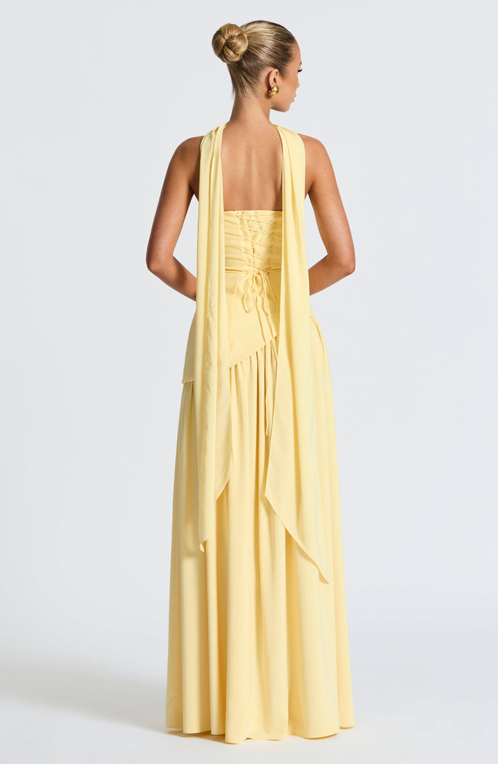 Trägerloses Kleid Damen Maxi | Asymmetrisches Kleid Damen Frontschlitz | Abendkleid Damen Lang Schnürung