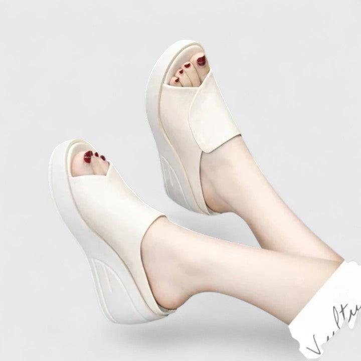 Sandalen Damen Keilabsatz | Plateau Sandalen Offene Zehe | Komfort Sandalen Sommer Strand