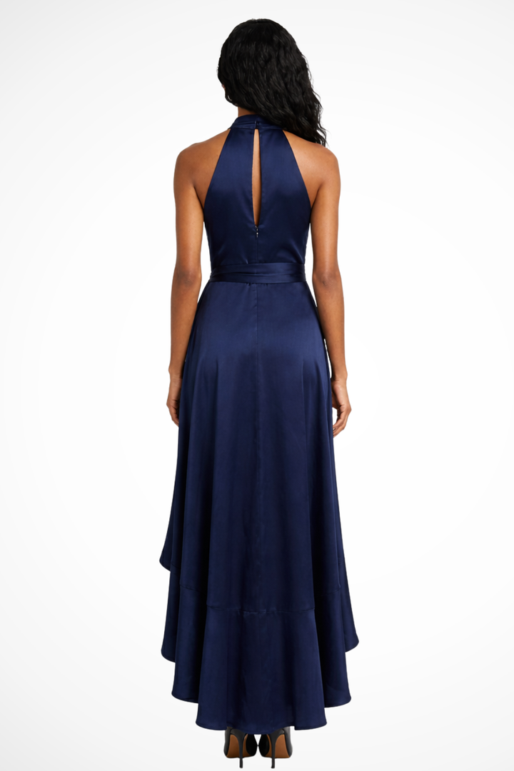 Abendkleid Lang Damen Hochzeitsgast | Maxikleid Damen Elegant Neckholder | Sommerkleid Damen Maxi Festlich