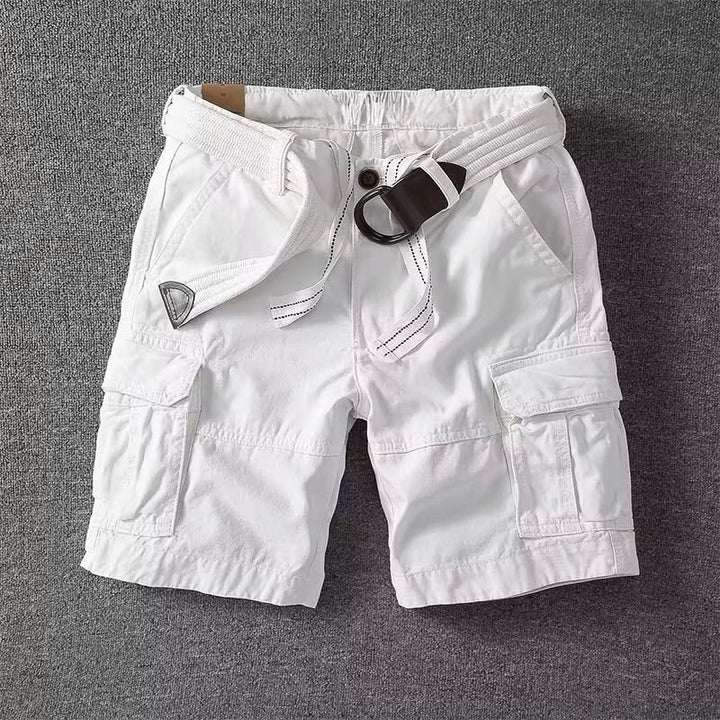 Lorenzo Vitali Men's Cargo Shorts | Cotton Blend, Multi-Pocket 2