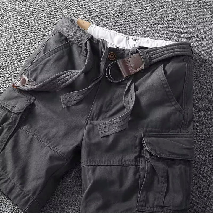 Lorenzo Vitali Men's Cargo Shorts | Cotton Blend, Multi-Pocket 6