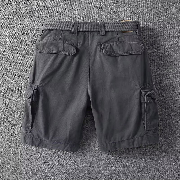Lorenzo Vitali Men's Cargo Shorts | Cotton Blend, Multi-Pocket 7