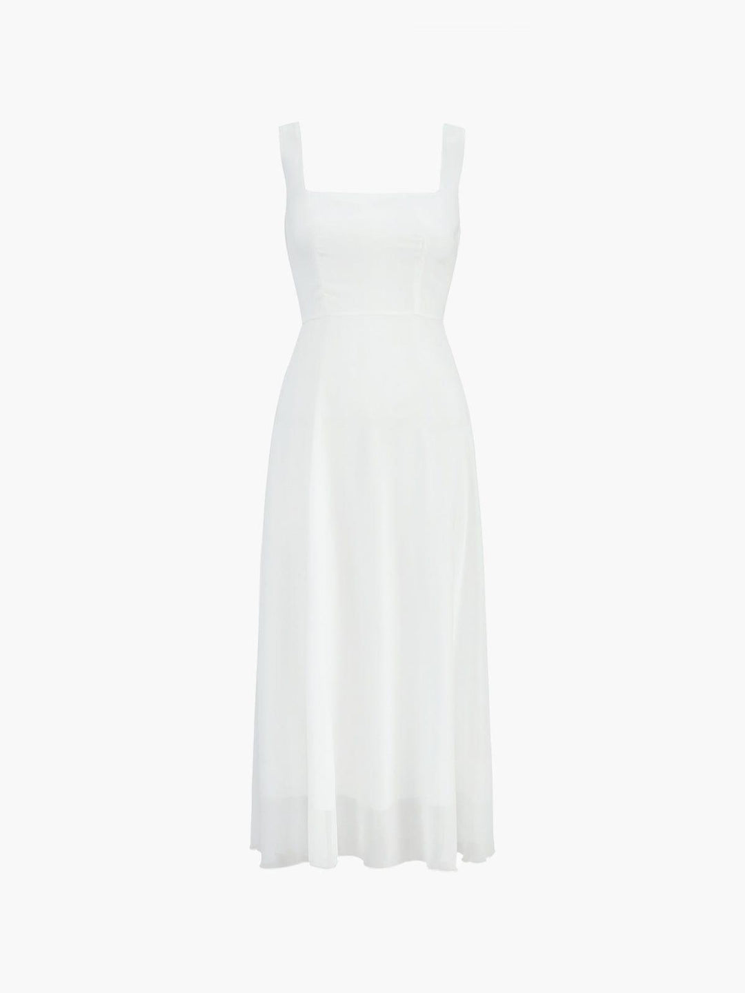 Cocktailkleid Damen A-Linie | Midirock Kleid Damen Eckiger Ausschnitt | Festkleid Damen Weiss Schwarz