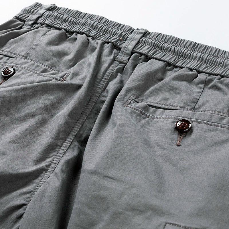 Cargo Shorts Herren Kordelzug | Bermuda Shorts Herren Taschen | Freizeitshorts Herren Cargo