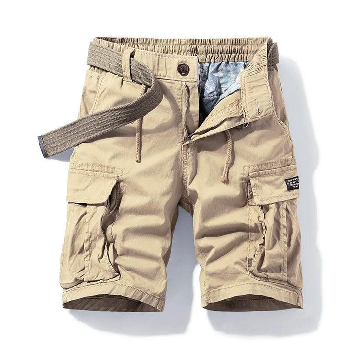 Cargo Shorts Herren Kordelzug | Bermuda Shorts Herren Taschen | Freizeitshorts Herren Cargo