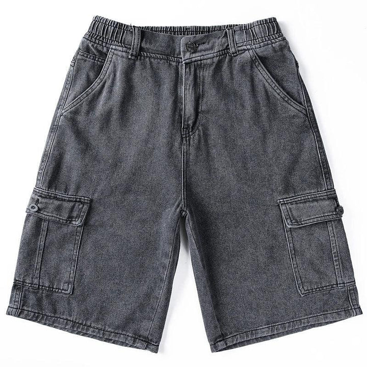 Cargo Jeans Shorts Herren | Denim Cargo Shorts Herren Klappe | Bermuda Jeans Shorts Herren