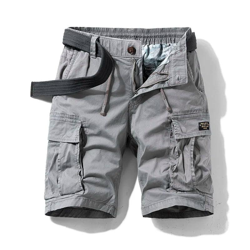 Cargo Shorts Herren Kordelzug | Bermuda Shorts Herren Taschen | Freizeitshorts Herren Cargo
