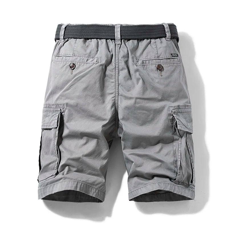 Cargo Shorts Herren Kordelzug | Bermuda Shorts Herren Taschen | Freizeitshorts Herren Cargo