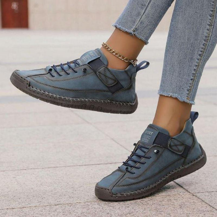 Sneaker Damen Bequem | Wanderschuhe Damen Klettverschluss | Walking Schuhe Damen Ergonomisch
