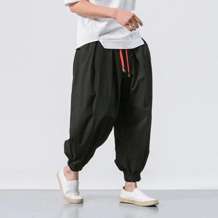 Stride Women's Jogger Pants | Soft Cotton-Linen Blend, Relaxed Fit 1