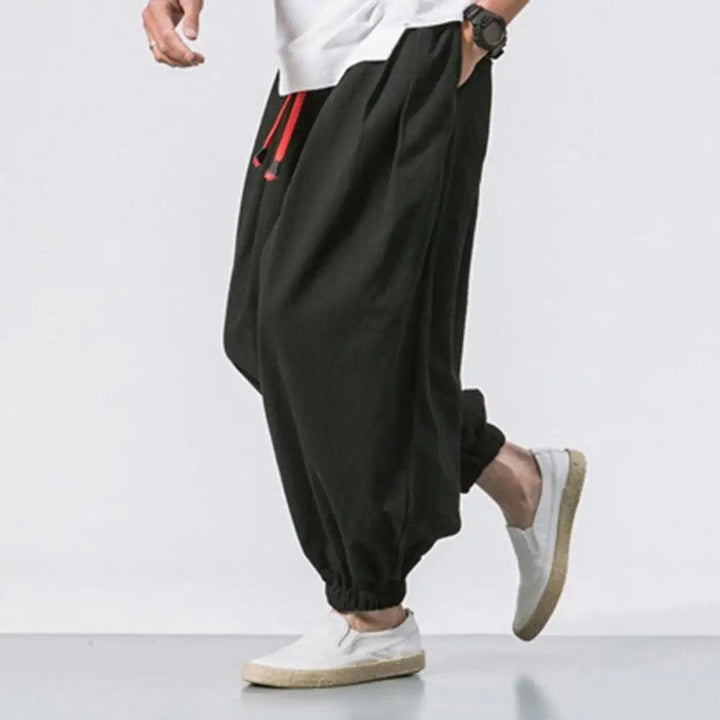 Stride Women's Jogger Pants | Soft Cotton-Linen Blend, Relaxed Fit 2