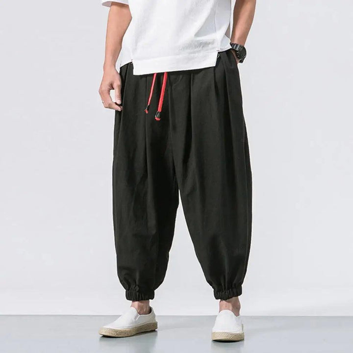 Stride Women's Jogger Pants | Soft Cotton-Linen Blend, Relaxed Fit 4