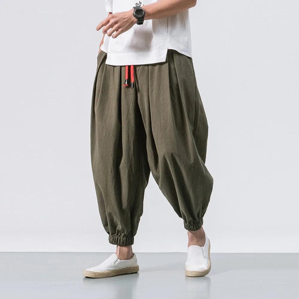 Stride Women's Jogger Pants | Soft Cotton-Linen Blend, Relaxed Fit 5