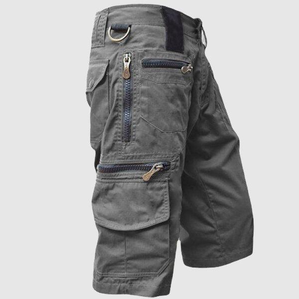 Cargo Shorts Herren Reissverschluss | Utility Shorts Herren Multi-Pocket | Bermuda Cargo Herren Robust