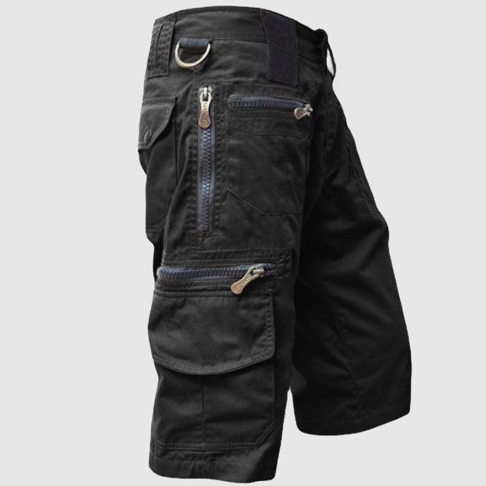 Cargo Shorts Herren Reissverschluss | Utility Shorts Herren Multi-Pocket | Bermuda Cargo Herren Robust