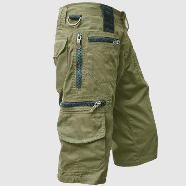 Cargo Shorts Herren Reissverschluss | Utility Shorts Herren Multi-Pocket | Bermuda Cargo Herren Robust