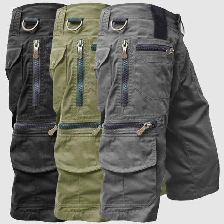 Cargo Shorts Herren Reissverschluss | Utility Shorts Herren Multi-Pocket | Bermuda Cargo Herren Robust