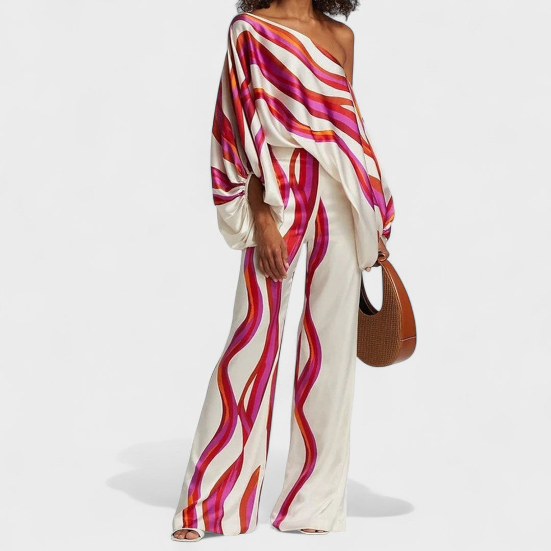 Vivi Women's Midi Set | Bold Print, Flattering Silhouette 0