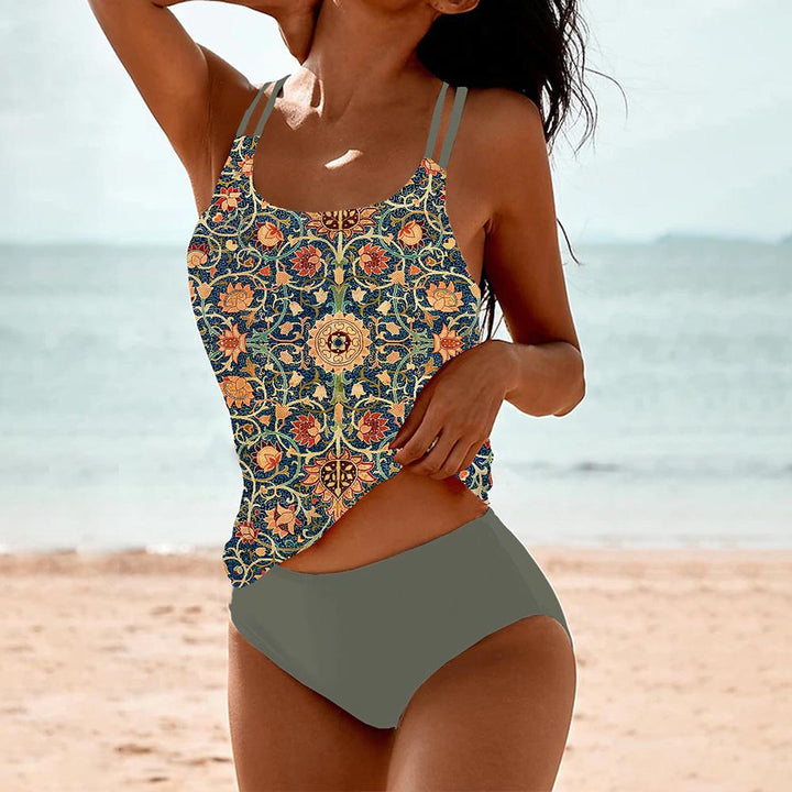 Wendy Women's Tankini Set | Scoop Neck, High-Waisted 2