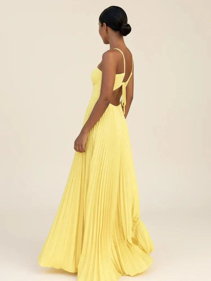 Maxikleid Damen Neckholder Rueckenausschnitt | Abendkleid Plissee Damen Rueckenfrei | Sommerkleider Midi Rueckenlos Damen