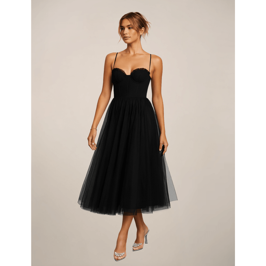 Abendkleid Damen Lang Drapiert | Cocktailkleid Damen Festlich | Festkleid Damen Elegant Tailliert
