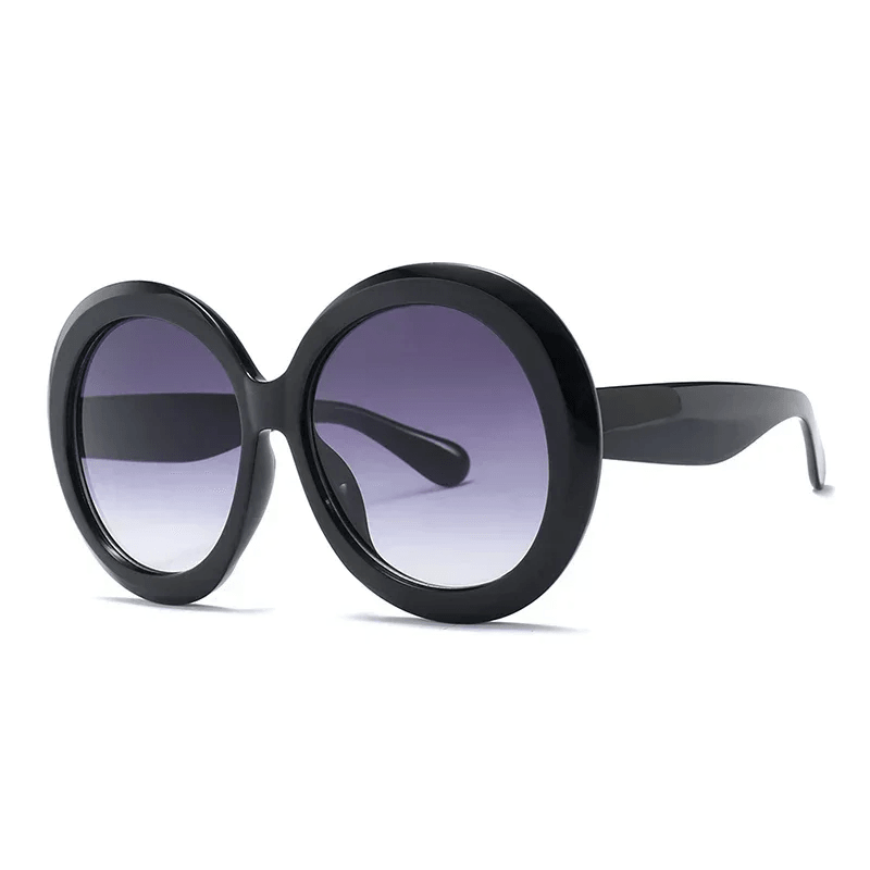 Sonnenbrille Damen Oversized Rund | Farbblock UV400 Schutz | Statement Sonnenbrille Sommer