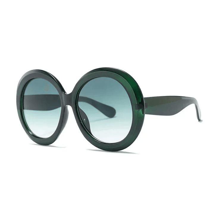 Sonnenbrille Damen Oversized Rund | Farbblock UV400 Schutz | Statement Sonnenbrille Sommer