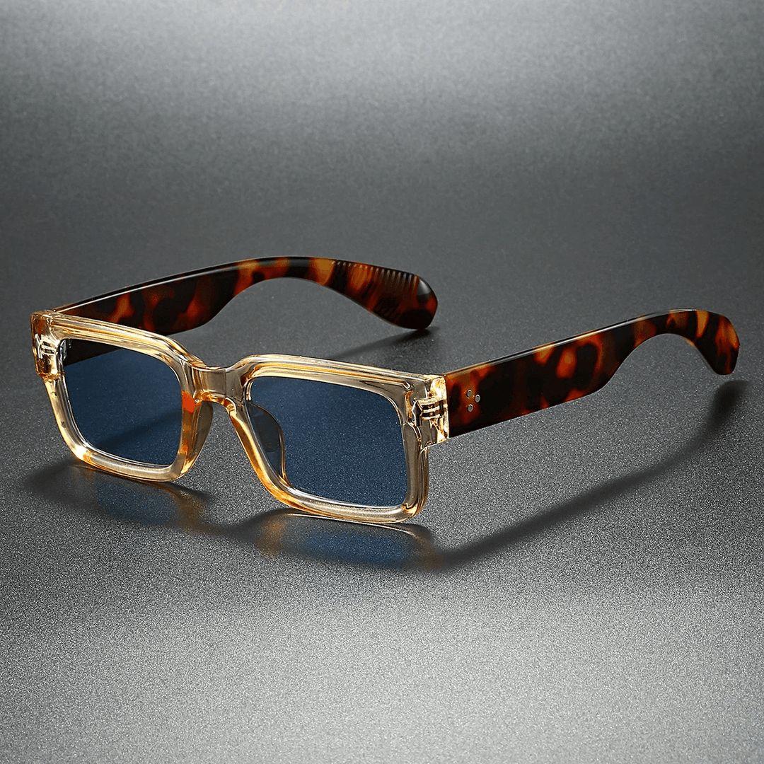 Sonnenbrille Damen Eckig | Vintage Verlaufsgläser UV-Schutz | Retro Sonnenbrille Sommer