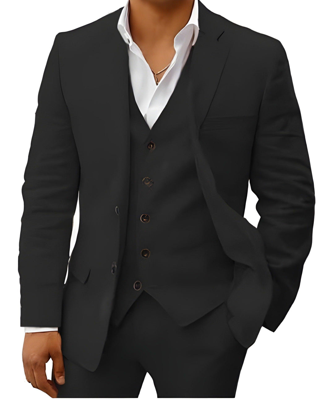Anzug Herren Dreiteilig Hochzeit | Männer Sommeranzug mit Weste | Hochzeitsanzug Strand Elegant