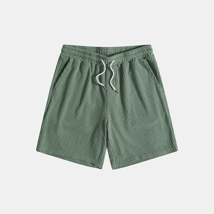Herren Set Kurzarmhemd Shorts Sommer | Zweiteiler Herren Matching Set Kordelzug | Herrenoutfit Strand Lässig Koordiniert