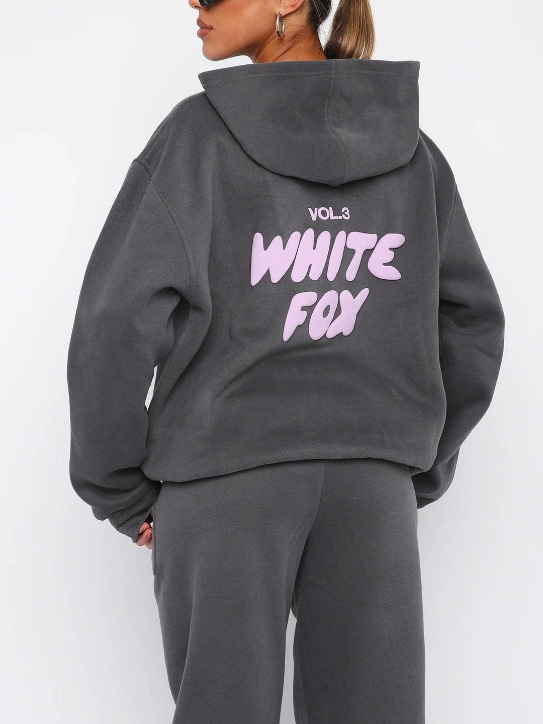Trainingsanzug Damen Cropped | Jogginganzug Damen Zweiteilig | Damen Freizeitset Hoodie Jogger
